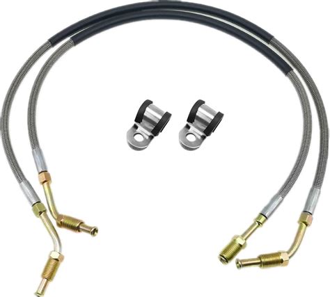 Front Brake Hose Line Leftright For Polaris Sportsman Xplorer Big Boss Diesel