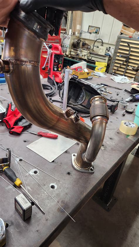 Custom Exhaust Work Turn 5 Fabrication