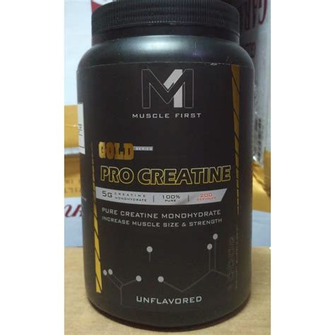 M1 Muscle First Gold Pro Creatine 1kg 1kilo 1000gram Mp On Ultimate