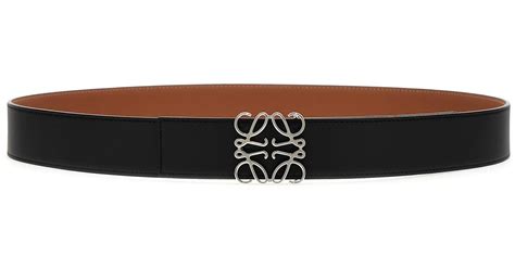 Loewe Anagram Belts In White For Men Lyst Uk