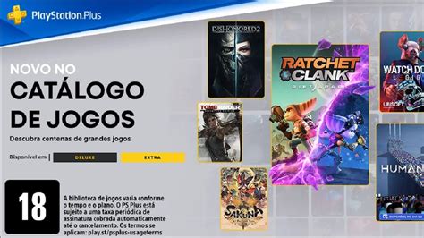 OFICIAL 16 JOGOS PS PLUS DE ABRIL EXTRA E DELUXE Explore As