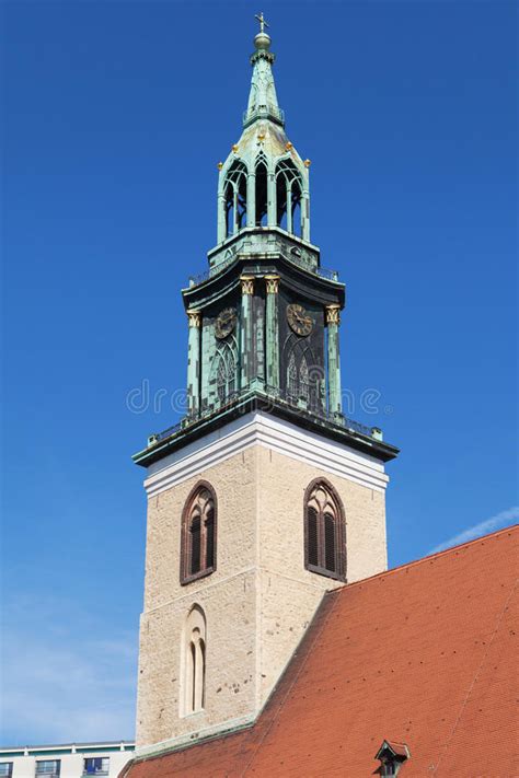 Marienkirche Bell Tower In Berlin Stock Image Image Of Berlin Gothic