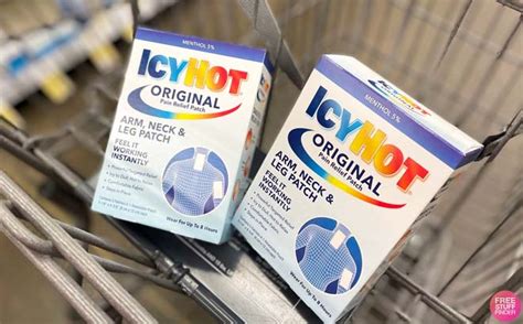 Icy Hot Patches Each Free Stuff Finder