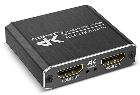 In Out K Uhd Hdmi Splitter With Hdr Hdcp Support