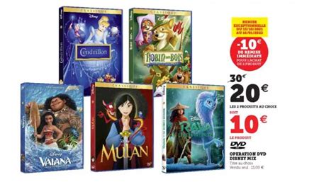 Promo Opération Dvd Disney Mix chez Super U iCatalogue fr