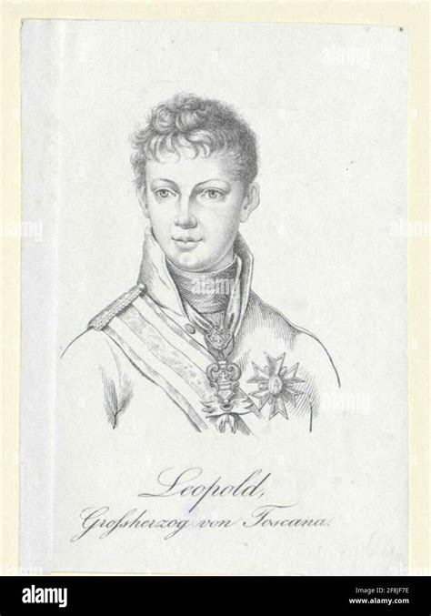 Leopold Ii Grand Duke Of Tuscany Stock Photo Alamy