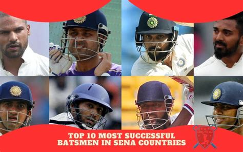 Top Most Successful Batsmen In Sena Countries Crictv U