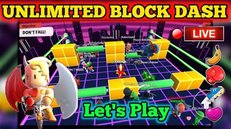 0 48 Unlimited Block Dash Stumble Guys Live Stumble Guys BD