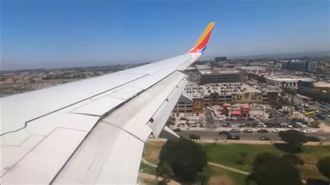 4K FULL FLIGHT Oakland OAK Los Angeles LAX Southwest