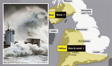 Met Office storm warning issued in ALL four UK nations for intense rain ...