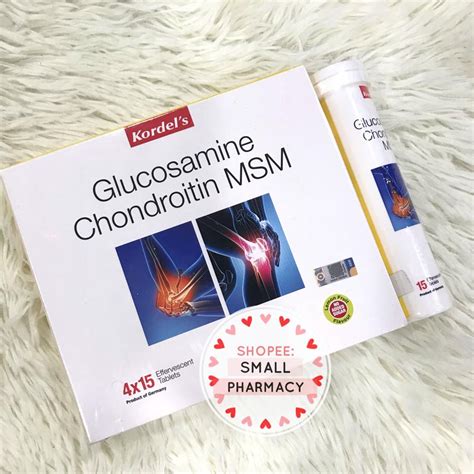 Kordel S Glucosamine Chondroitin Msm Effervescent X S Free