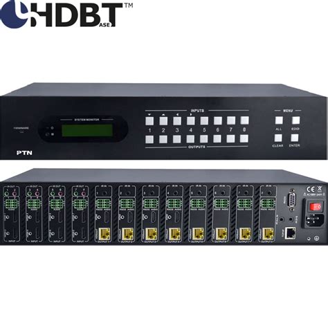 8x8 4K UltraHD HDMI Matrix Mit HDBaseT MUH66TP Von PTN