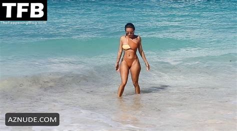 Draya Michele Sexy Seen Flaunting Her Hot Body At The Beach In Turks And Caicos Aznude