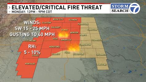 Warm And Windy Memorial Day With Critical Fire Conditions