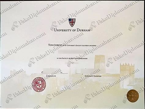 How to Custom The latest version fake Durham University degree?