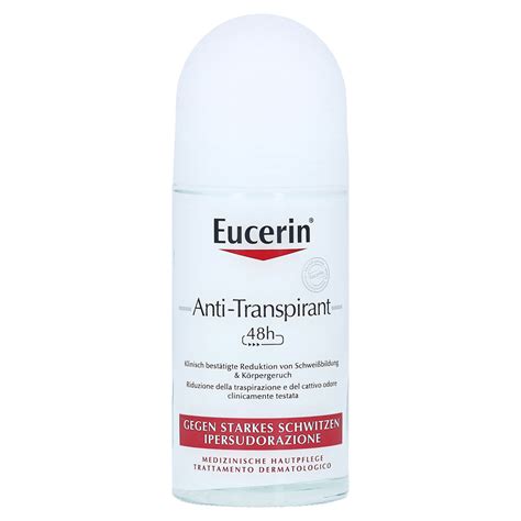 Eucerin Anti Transpirant 48h Roll On 50 Milliliter Medpex