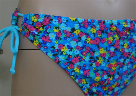 Nwt Hobie Yellow Floral Or Black With Floral Ruffle Swim Bikini Bottom