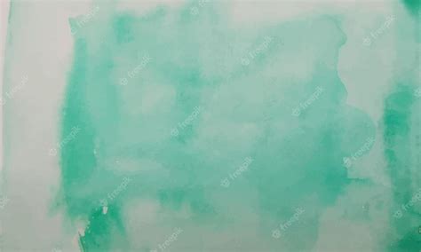 Premium Vector Hand Painted Green Abstract Watercolor Background