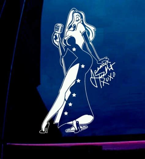 Car Sticker Roger Rabbit Jessica Rabbit Car Stickers