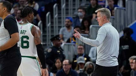 Steve Kerr Reveals What He Told Marcus Smart After Steph Curry S Injury