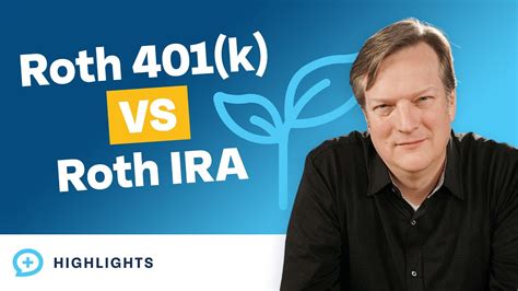 Roth 401 K Vs Roth IRA What S The Difference YouTube