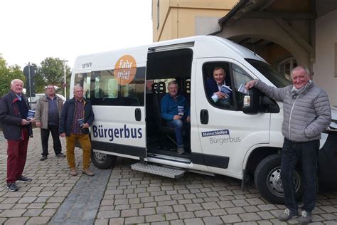 Bürgerbus Volkach mit neuem Fahrzeug unterwegs