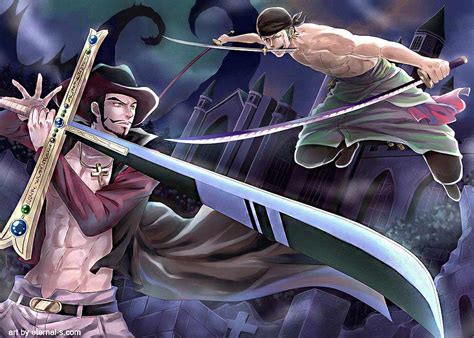 Mihawk Mengajarkan Jurus Ilusi Kepada Zoro Greenscene