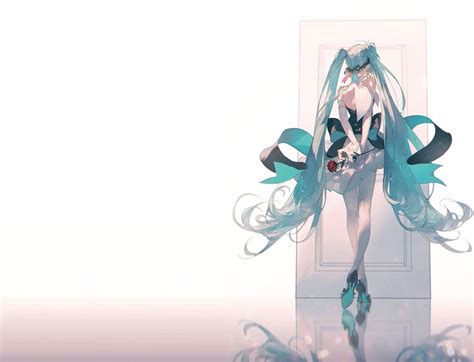 Hatsune Miku Vocaloid And 1 More Drawn By Rella Danbooru