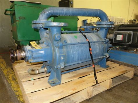 Used Used Sihi Pumps Limited Liquid Ring Vacuum Pump For Off