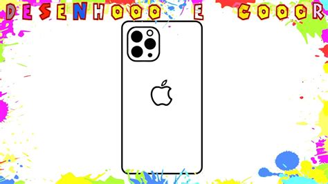 Como Desenhar O Iphone Apple F Cil Desenho Para Colorir E