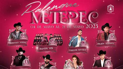 Feria San Isidro Metepec Conoce El Cartel Del Palenque Y Teatro