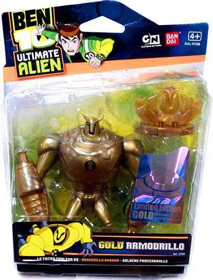 Ben 10 Ultimate Alien Limited Edition Gold Armodrillo 4 Action Figure ...