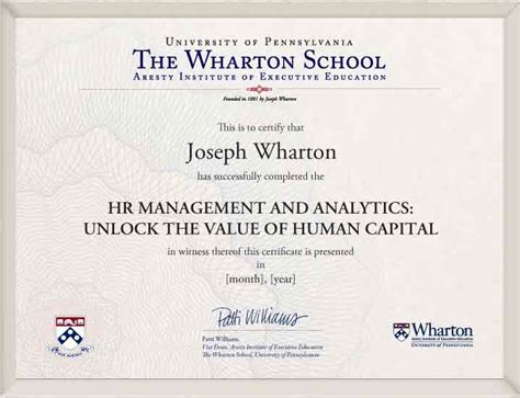 HR Analytics Certification at Wharton | Online HR Management ...