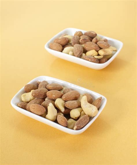 Healthy Mixed Nuts Almond Cashews Nut Stock Image Image Of