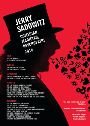 Jerry Sadowitz Interview British Comedy Guide