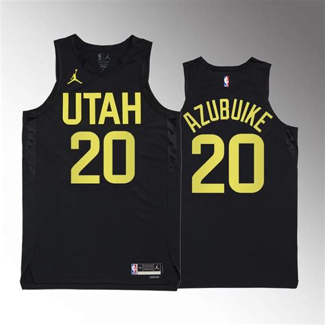 Mens Utah Jazz Udoka Azubuike Black Statement Edition Jersey