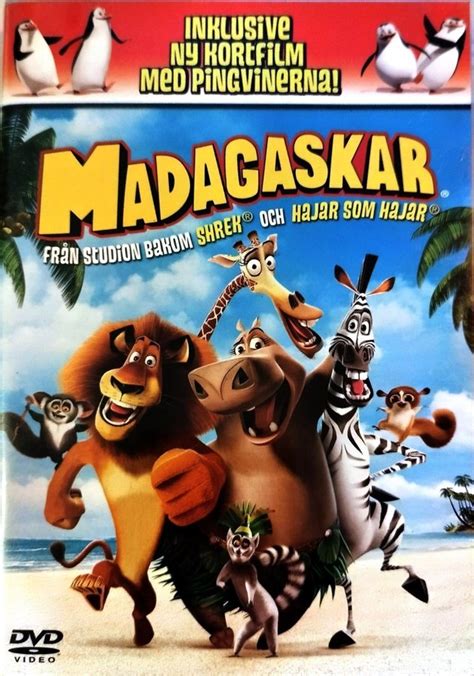 Madagaskar Madagascar Dvd Dreamworks Barn K P P Tradera