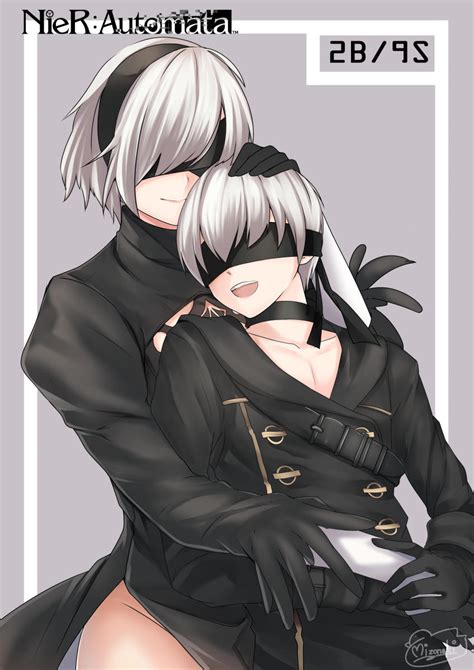 Fanart Nier Automata 2b 9s By Mizonaki On Deviantart