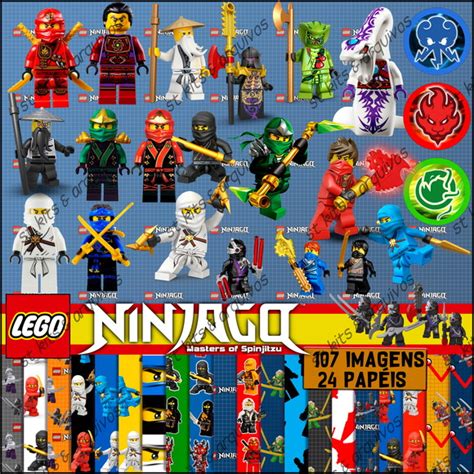 Kit Digital Lego Ninjago Elo Produtos Especiais