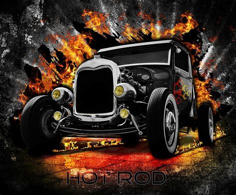 Hot Rod Flames Wallpaper