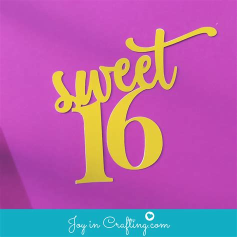 Sweet Cake Topper Template Joy In Crafting