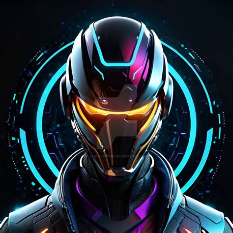 futuristic cyberpunk style logo design  thecubedone  deviantart