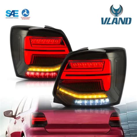 Vland Feux Arri Re Led Pour Vw Polo Mk R C Signal Fum