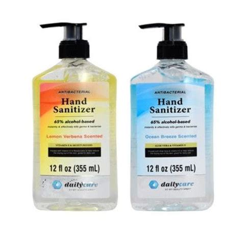 Wholesale Antibacterial 12 Oz Hand Sanitizer With Pump 65 Alcohol