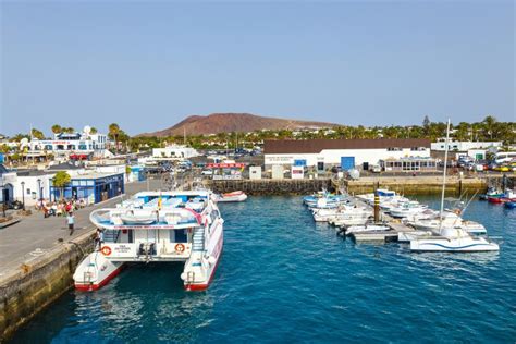 Boats and Yachts in Rubicon Marina, Lanzarote, Canary Islands, Spain ...