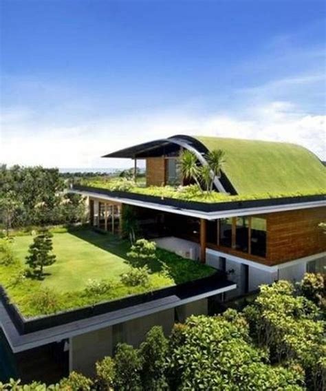 Gorgeous Green Roof Design Ideas For Sustainable House 32 Rooftop