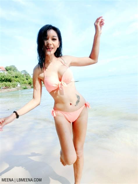 LB Meena In Peach Bikini Photo AShemaletube