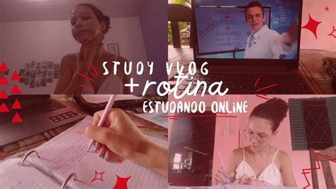 Study Vlog Rotina Estudando Por Um Preparat Rio Online Youtube