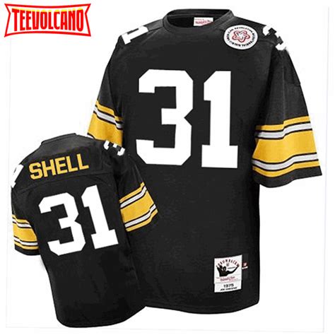 Pittsburgh Steelers Donnie Shell Black Throwback Jersey