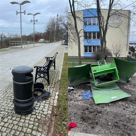 Jakich zniszczeń dokonali wandale podczas Sylwestra w Krośnie